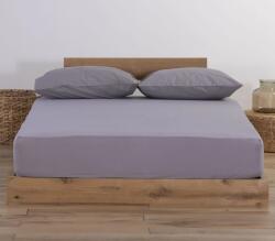 Nef Nef Homeware Protecție saltea cu elastic 100x200+30 cm, bumbac Single Jersey, Nef-Nef, gri light