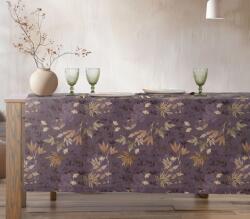 Nef Nef Homeware Față de masă pătrată Nef Nef Brandy din bumbac, 140x140 cm, antracit cu imprimeu floral Fata de masa