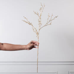 Supergreens Plantă artificială ramură fructe de pădure aurie, 73 cm, SUPERGREENS