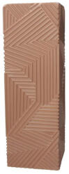 Andrea Fontebasso Vază decorativă înaltă din ceramică Biscuit, Andrea Fontebasso, maro, 13x13 cm, H39 cm