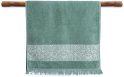 Nef Nef Homeware Prosop de față verde Smart Line 50x90 cm, 100% bumbac, Nef-Nef Jetrix, cu franjuri Prosop