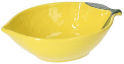 Tognana Bol de servire din stoneware în formă de lămâie 18x12x5 cm, galben, Tognana Lemon Garden Castron
