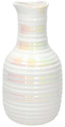Andrea Fontebasso Vază decorativă din porțelan Andrea Fontebasso Blush Collection, alb sidefat, H20 cm