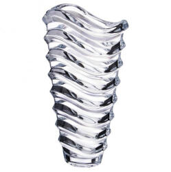 Crystal Bohemia Vază decorativă din cristal Bohemia Wave, transparentă, H34 cm