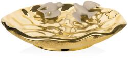 Moda Argenti Platou decorativ Moda Argenti din rășină aurie, cu două păsări, ⌀ 39 cm Tava