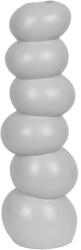 Eurolamp Vază decorativă din ceramică Eurolamp, gri, forme suprapuse, H 45 cm