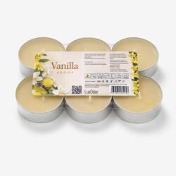 Luxodor Lumânări parfumate pastilă vanilie, set 6, parafină, Luxodor Candles