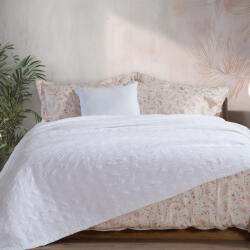 Nef Nef Homeware Pătură pat dublu 230x250 cm, 100% bumbac, Nef-Nef Charisma Smart Line, alb Patura
