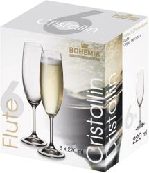 Bohemia Royal Crystal Set 6 pahare cristal Bohemia Cristallin 220ml Pahar