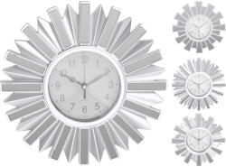 Koopman Ceas de perete decorativ soare, argintiu, Koopman, D25 cm