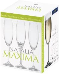 Bohemia Royal Crystal Set 6 pahare cristal Bohemia Natalia Maxima 230ml Pahar