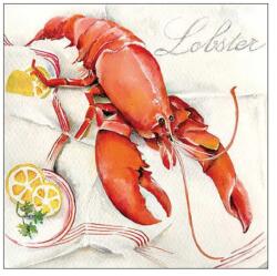 Ambiente Șervețele de masă din hârtie 33x33 cm Finest Lobster, Ambiente, roșu, 3 straturi, 20 buc