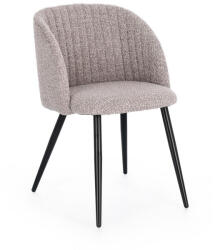 Bizzotto Scaun tapițat bouclé Queen, gri, 53x57 cm, Bizzotto
