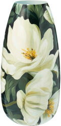 Koopman Vază decorativă metalică cu print floral Koopman, multicolor, H30 cm