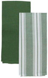 Tognana Set 2 prosoape bucătărie bumbac, NATUARAL LOVE, 50x70 cm, Tognana verde