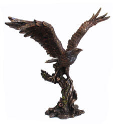 Italfama Statueta Italfama Vultur Auriu cu Aripi Ridicate bronz auriu, H20 cm