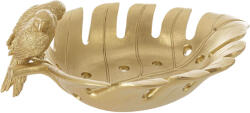 Bizzotto Platou decorativ Bizzotto Colibri Gold Leaf, auriu, 31x21 cm Tava