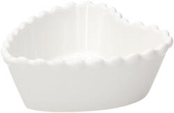Tognana Bol de servire din porțelan în formă de inimă 12 cm, alb, Tognana Pearl Castron