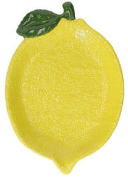 Tognana Platou servire oval, gresie ceramică Tognana Lemon Garden galben, 26x18 cm Tava