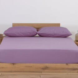 Nef Nef Homeware Cearceaf pat cu elastic 180x200 cm bumbac Jersey Nef-Nef mov-ametist