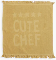 Nef Nef Homeware Prosop bucătărie bumbac Cute Chef, 50x50 cm, Nef Nef galben