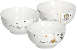 Tognana Bol servire masă din New Bone China 14 cm, multicolor, Tognana Iris Go For It Castron