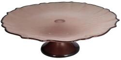 Andrea Fontebasso Platou de tort cu picior Andrea Fontebasso Table Aimable, 28 cm, roz Tava