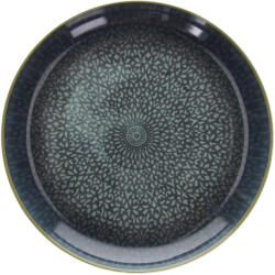 Tognana Platou servire rotund din porțelan, Tognana Oriental gri-albastru 31 cm Tava