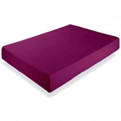 DHome Cearceaf pat cu elastic 180x200+30 cm bumbac Ranforce DHome fucsia