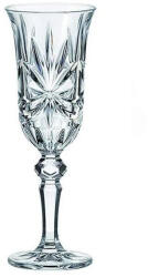 Crystal Bohemia Set 6 pahare sampanie Bohemia Crystal Lorey 150 ml transparent Pahar