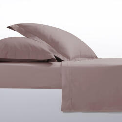 Nef Nef Homeware Cearceaf pat Queen Size 240x270 cm bumbac satinat, 2 persoane, Nef-Nef Elements, mocca