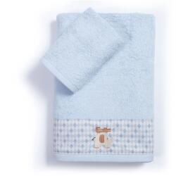 Nef Nef Homeware Set prosoape baie albastru 30x50 și 70x140 cm, 2 piese, 100% bumbac, Nef-Nef Favorite Toys Prosop