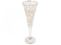 Bohemia Jihlava 1845 Set 6 pahare vin cristal Bohemia Glacier Golden 200 ml Pahar