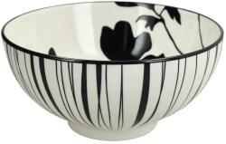 Tognana Bol din porțelan Tognana Noir Bloom, 20 cm, alb-negru Castron