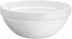 Bormioli Rocco Bol servire masă din sticlă opal, 17 cm, alb, stivuibil, Bormioli Rocco Careware Castron