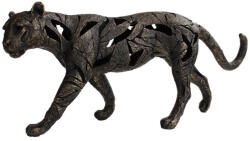 Italfama Statueta Italfama Pantera Moderna Geometrica bronz inchis, H18 cm