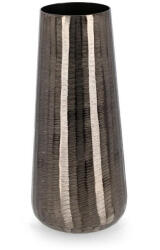 Bizzotto Vază decorativă din metal Bizzotto Glamour, antracit, H34 cm