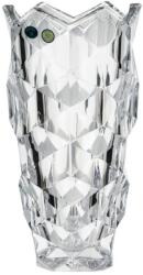 Crystal Bohemia Vază decorativă din cristal Bohemia Lunar, transparentă, H 28 cm
