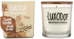 Luxodor Candles Lumânare parfumată vanilie, ceară albă, în pahar de sticlă, Luxodor Candles, 180 g
