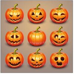 Ambiente Șervețele de masă hârtie 33x33 cm Halloween pumpkins Ambiente 3 straturi 20 buc