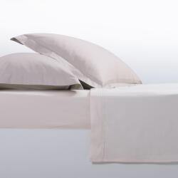 Nef Nef Homeware Cearceaf pat Queen Size 240x270 cm bumbac satinat Nef-Nef Elements ecru