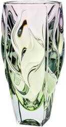 Bohemia Jihlava 1845 Vaza cristal Bohemia Bamboo Type2 Non Lead Green&Purple