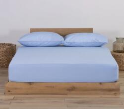 Nef Nef Homeware Protecție saltea cu elastic 100x200 cm, bumbac Single Jersey, Nef-Nef, bleu Sky