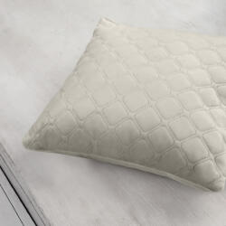 Global Store Pernă de dormit 50x70 cm, velur cu fibre siliconice, fermitate moale, Global Store, crem