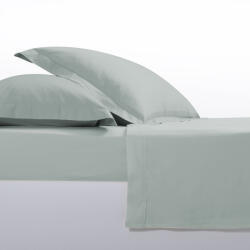 Nef Nef Homeware Cearceaf pat Queen Size 240x270 cm bumbac satinat Nef-Nef Elements mint