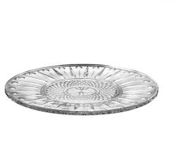 Bohemia Jihlava 1845 Platou servire rotund, cristal Bohemia Jihlava 1845 Windsor, transparent 30.5 cm Tava