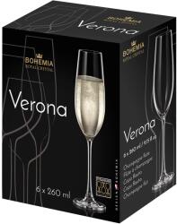 Bohemia Royal Crystal Set 6 pahare cristal Bohemia Verona 260ml Pahar