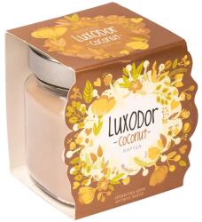 Luxodor Lumânare parfumată cocos, în pahar de sticlă, Luxodor Candles, 135 g