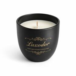 Luxodor Lumânare parfumată Sweet Santal Wood, în pahar negru, Luxodor Candles, 160 g