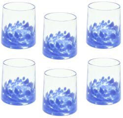 Andrea Fontebasso Set 6 pahare Andrea Fontebasso Venezia, Sticla, 300 ml, Albastru Pahar